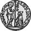 Italy 1/2 Zecchino Christ in Beaded Ellipse. Alvise Mocenigo III ND KM# 516 ALOY MOCE S M VENE coin obverse