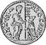 Italy 1/2 Zecchino Christ in Beaded Ellipse. Nicolo Contarini ND KM# 166 NIC CONT S M VENE DVX coin obverse