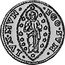 Italy 1/2 Zecchino Christ in Beaded Ellipse. Silvestro Valier ND KM# 435 EGO SVM LVX MVN coin reverse