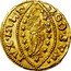 Italy 1/2 Zecchino Christ in Beaded Ellipse. Antonio Priuli ND KM# 104 EGO SVM LVX MVND coin reverse