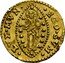 Italy 1/2 Zecchino Christ in Beaded Ellipse. Marcantonio Giustinian ND KM# 384 EGO SVM LVX MVN coin reverse