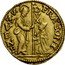 Italy 1/2 Zecchino Christ in Beaded Ellipse. Francesco Contarini ND R KM# 129 FRA CONT S M VENE DVX coin obverse