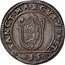 Italy 1/4 Scudo (35 Soldi) Foliated Cross. Domenico Contarini 1659 MAS KM# 304 SANCT(VS) MARC(VS) VEN(E)(T) 35 coin reverse