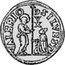 Italy 1/4 Zecchino Christ in Beaded Ellipse. Silvestro Valier ND KM# 434 SILVEST VALERIO DVX coin obverse