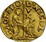 Italy 1/4 Zecchino ND KM# 342 Venice/ Republic Trade Coinage SAGREDO NICOL DVX coin obverse