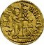 Italy 1/4 Zecchino Christ in Beaded Ellipse. Bertucci Valier ND KM# 273 BERTVC VALER DVX coin obverse