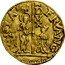 Italy 1/4 Zecchino Francesco Contarini ND KM# 128 DVX FRANC CONT coin obverse