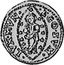Italy 1/4 Zecchino Christ in Beaded Ellipse. Francesco Morosini ND KM# 400 EGO SVM LVX MVN coin reverse