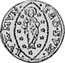 Italy 1/4 Zecchino Christ in Beaded Ellipse. Giovanni Corner I ND KM# 147 EGO SVM LVX MVN coin reverse