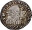 Italy 15 1/2 Soldi St. Justina 1646 ZAZ KM# 203 S M V FRANC MOL D ZAZ coin obverse
