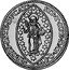 Italy 12 Zecchino Christ in Beaded Ellipse. Giovanni Corner II ND KM# 485 SIT T XPE DAT Q TV REGIS ISTE DVCAT coin reverse