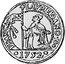 Italy 15 Soldo Francesco Loredan 1752 KM# 602 FRANC LAVREDANO D 1752 coin obverse