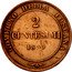 Italy 2 Centesimi Provisional Government Tuscany 1859 C# 82 GOVERNO DELLA TOSCANA 2 CENTESIMI 1859 coin reverse