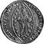 Italy 20 Zecchino Christ in Beaded Ellipse. Francesco Molin ND KM# 217 SIT T XPE DAT Q TV REGIS ISTE DVCAT coin reverse