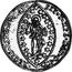 Italy 36 Zecchino Christ in Beaded Ellipse. Giovanni Corner II ND KM# 491 SIT T XPE DAT Q TV REGIS ISTE DVCAT coin reverse