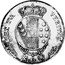 Italy 5 Paoli (1/2 Francescone) Ferdinando III 1820 C# 58 LEX TVA VERITAS PISIS 1819 coin reverse