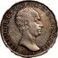 Italy 5 Paoli (1/2 Francescone) Ferdinando III 1823 C# 58a FERD III D G P I A P R H ET B A A M D ETR S coin obverse