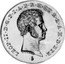 Italy 5 Paoli (1/2 Francescone) Leopold II. Tuscany 1834 C# 73a LEOP II D G P I A P R H ET B A A M D ETR coin obverse