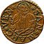 Italy 6 Bagattini (Bezzo or Bezzone) Madonna with Child ND (1619) KM# 77 SAN MARC VEN coin reverse