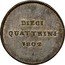Italy Dieci Quattrino Louis I 1802 C# 41b DIECI QUATTRINI 1802 coin reverse