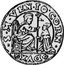 Italy Ducato Lion of St. Mark. Giovanni Corner I ND KM# 144 S M VEN IO CORN DVX coin obverse