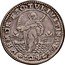 Italy Ducatone Silvestro Valier 1694 FT KM# 430 MEMOR ERO TVI IVSTINA VIR 124 coin reverse