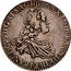 Italy Francescone Tuscany 1747 C# 8 FRANCISCVS D G R I S A G HIER REX LOTH BAR M D ETR coin obverse