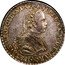 Italy Francescone Pietro Leopoldo 1766 C# 21 PETRUS LEOPOLDVS D G P R H ET B A A M D ETRVR coin obverse