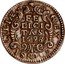 Italy Grano Carlo II 1698 RC KM# 71 FE LICI TAS 1698 REX SI CILIÆ coin reverse