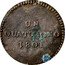 Italy Quattrino Ferdinando III 1801 C# 30 UN QUATTRINO 1801 coin reverse