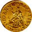 Italy Zecchino Francesco I 1738 C# 10 S IOANNES BA PTISTA 1738 coin reverse
