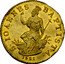 Italy Zecchino Ferdinando III 1821 C# 60 S IOANNES BAPTISTA 1821 coin reverse