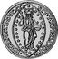 Italy Zecchino D'Argento Leonardo Donato ND ZPS KM# 23 SIT T XPE DAT Q TV REGIS ISTE DVCAT coin reverse