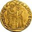 Italy Zecchino Christ in Beaded Ellipse. Francesco Contarini ND An example in VF realized approximately $95,000 in a November 2007 Numismatica Ars Classica auction. KM# 130 FRANC CONT S M VENET DVX coin obverse