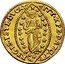 Italy Zecchino Christ in Beaded Ellipse. Nicolo Contarini ND An XF example realized approximately $89,000 in a November 2007 Numismatica Ars Classica auction. KM# 167 SIT T XPE DAT Q TV REGIS ISTE DVCAT coin reverse