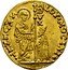 Italy Zecchino Christ in Beaded Ellipse. Alvise Mocenigo II ND KM# 460 ALOY MOCENI S M VENET coin obverse