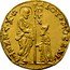 Italy Zecchino Christ in Beaded Ellipse. Alvise Mocenigo III ND KM# 517 ALOY MOCENI S M VENET DVX coin obverse