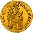 Italy Zecchino Christ in Beaded Ellipse. Francesco Molin ND KM# 212 FRANC MOLINO S M VENET DVX coin obverse