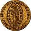 Italy Zecchino Christ in Beaded Ellipse. Francesco Morosini ND KM# 402 SIT T XPE DAT Q TV REGIS ISTE DVCA coin reverse