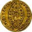 Italy Zecchino Christ in Beaded Ellipse. Marcantonio Giustinian ND KM# 385 SIT T XPE DAT Q TV REGIS ISTE DVCA coin reverse