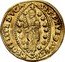 Italy Zecchino Christ in Beaded Ellipse. Domenico Contarini ND KM# 313.1 SIT T XPE DAT Q TV REGIS ISTE DVCA coin reverse