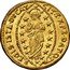 Italy Zecchino Christ in Beaded Ellipse. Antonio Priuli ND KM# 105 SIT T XPE DAT Q TV REGIS ISTE DVCAT coin reverse