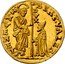 Italy Zecchino Christ in Beaded Ellipse. Bertucci Valier ND R KM# 275 BERT VALER S M VENET DVX coin obverse