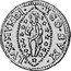 Italy 1/2 Zecchino ND KM# 74 Venice/ Republic Trade Coinage EGO SVM LVX MVNDI coin reverse