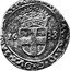 Italy 1/4 Lira 1638 KM# 6.5 Vercelli/ Siege Coinage FRAN. IACINT. D. G. DVX. SAB. REX. CYPRI. 16 38 coin obverse