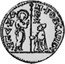 Italy 1/4 Zecchino Marco Foscarini ND KM# 647 M. FOSCAREN S. M. VEN coin obverse