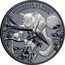 Niue One Dollar Leadbeater's Possum 2022  Proof AUSTRALIA AT NIGHT LEADBEATER'S POSSUM coin reverse