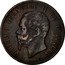 Italy 10 Centesimi Vittorio Emanuele II 1866 M KM# 11.1 10 CENTESIMI 1862 M coin obverse