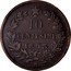 Italy 10 Centesimi Umberto I 1893 R KM# 27.2 10 CENTESIMI 1893 R coin reverse