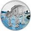 Niue Ten Dollars AT-AT Walker 2022  Proof 5 OZ 999 FINE SILVER © & TM LUCASFILM LTD coin reverse